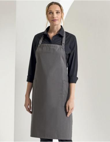 PRE-PR120-Recycled et Organic Fairtrade Bib Apron